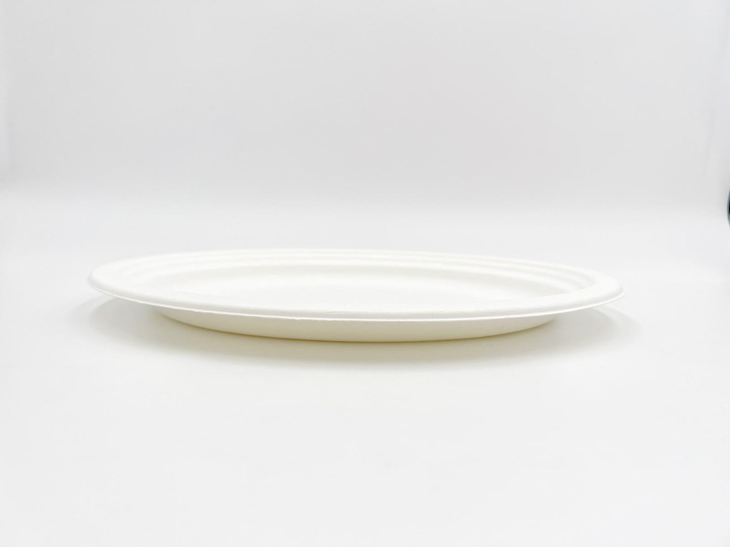 12 Inch Compostable Large Oval Serving Plate