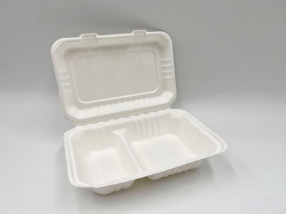 9x6 To-go Box Two Compartments - 250/case